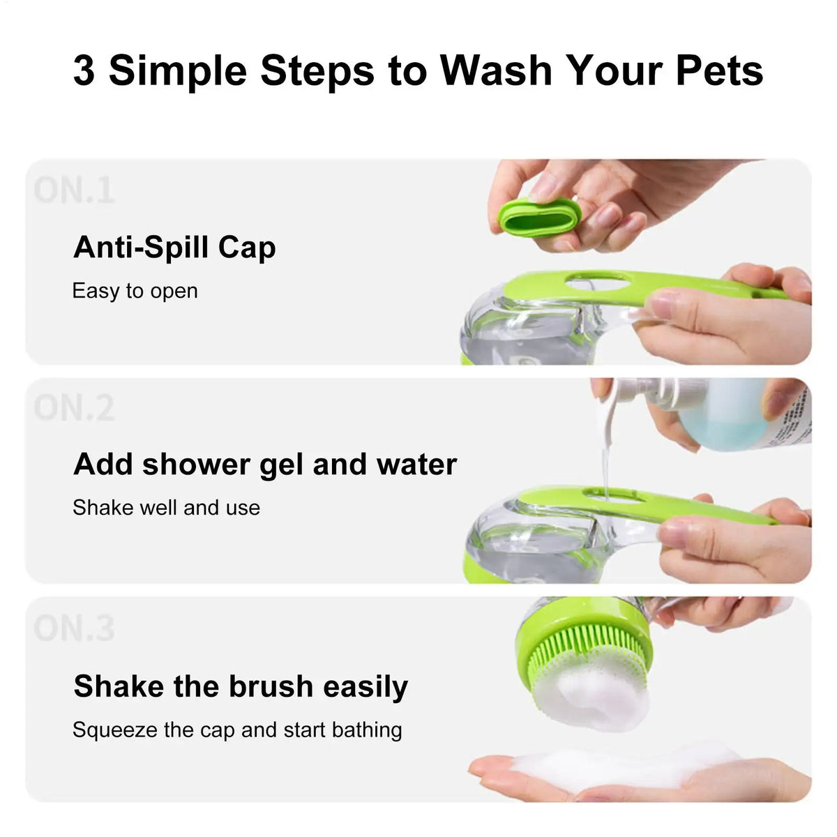 Pet Bathing Brush