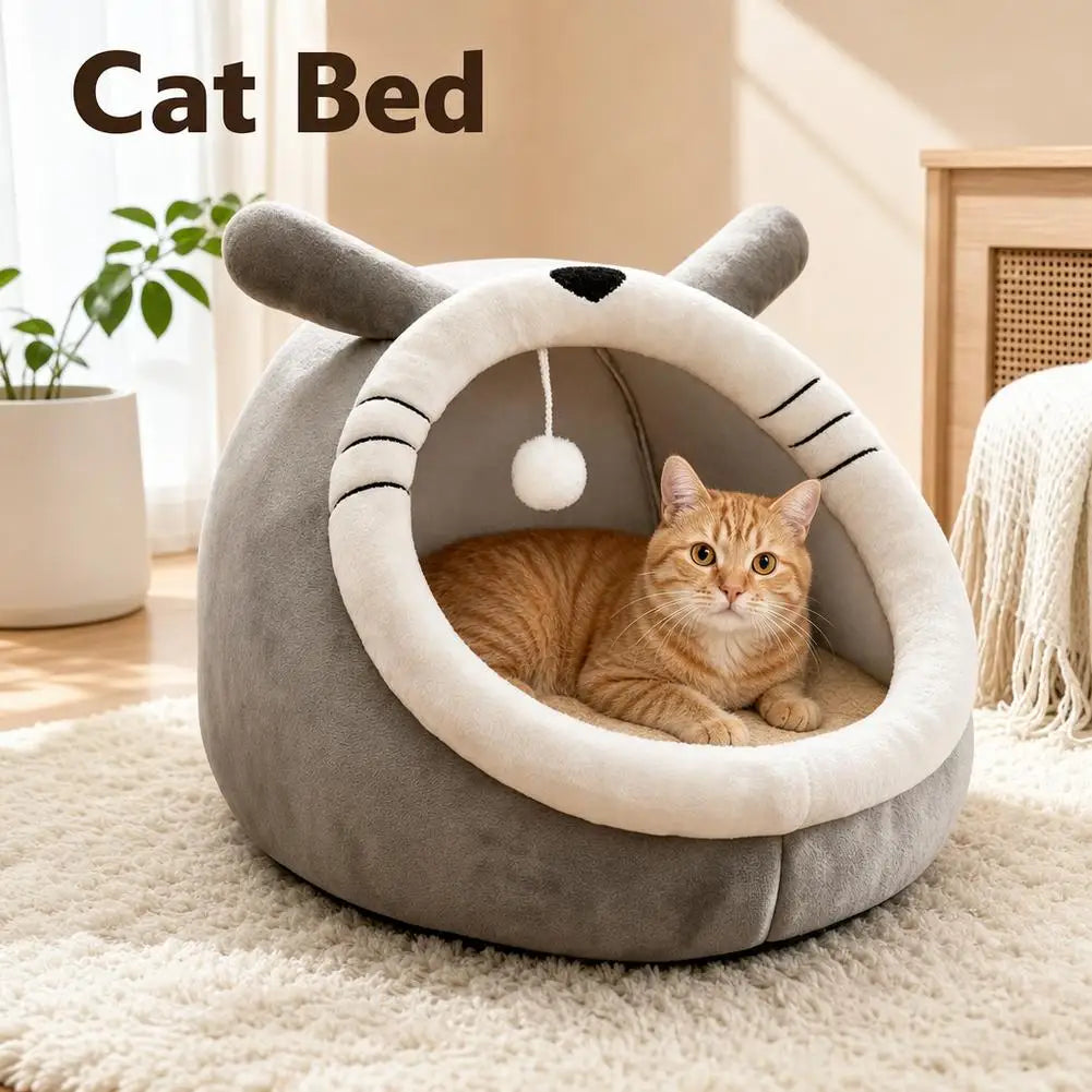 Cozy Cat Cave Bed