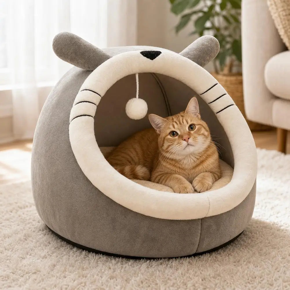 Cozy Cat Cave Bed