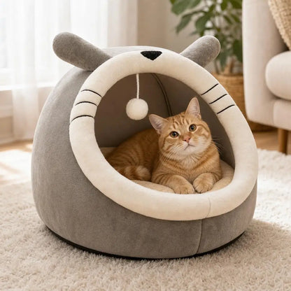 Cozy Cat Cave Bed